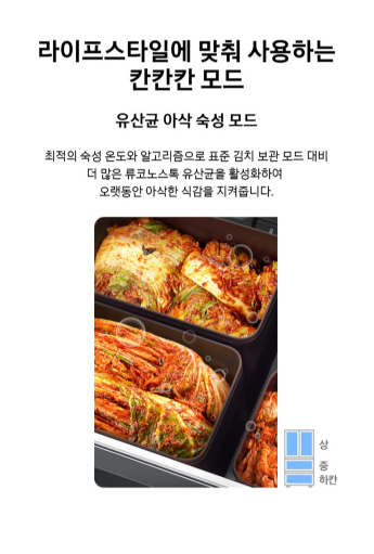 삼성전자 Bespoke AI 김치플러스 490L RK70F49F1ZG 4도어 김치냉장고 방문설치 이미지 4